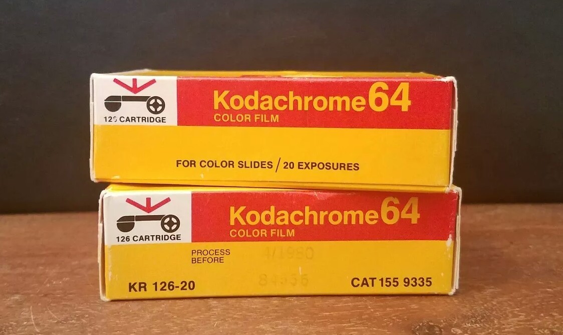 VINTAGE UNOPENED KODAK KODACHROME 64 COLOR FILM KR 12620 expired 4/