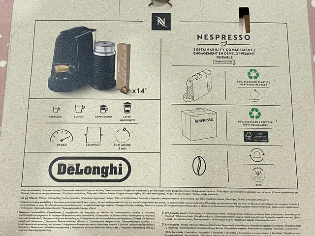 DeLonghi EN85WAE Essenza Mini Nespresso 