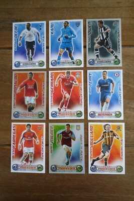 Topps Match Attax Extra 2008/2009 Karten - Wählen Sie Ihre Karten, um Ihr Set zu vervollständigen
