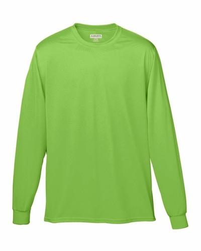 Augusta Sportswear 788 Mens Long Sleeve Tee Moisture Wicking Basic T-Shirt - Picture 8 of 22