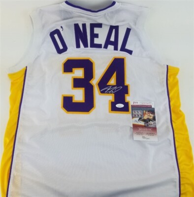 Maillot Lakers Shaquille O'Neal Signé – Authentifié Beckett – Blanc – Produit Collector