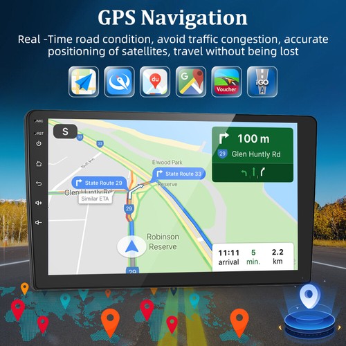 For Toyota Matrix 2009-2014 Car Stereo Radio Android 13 Carplay GPS Navi +Camera - Picture 6 of 15