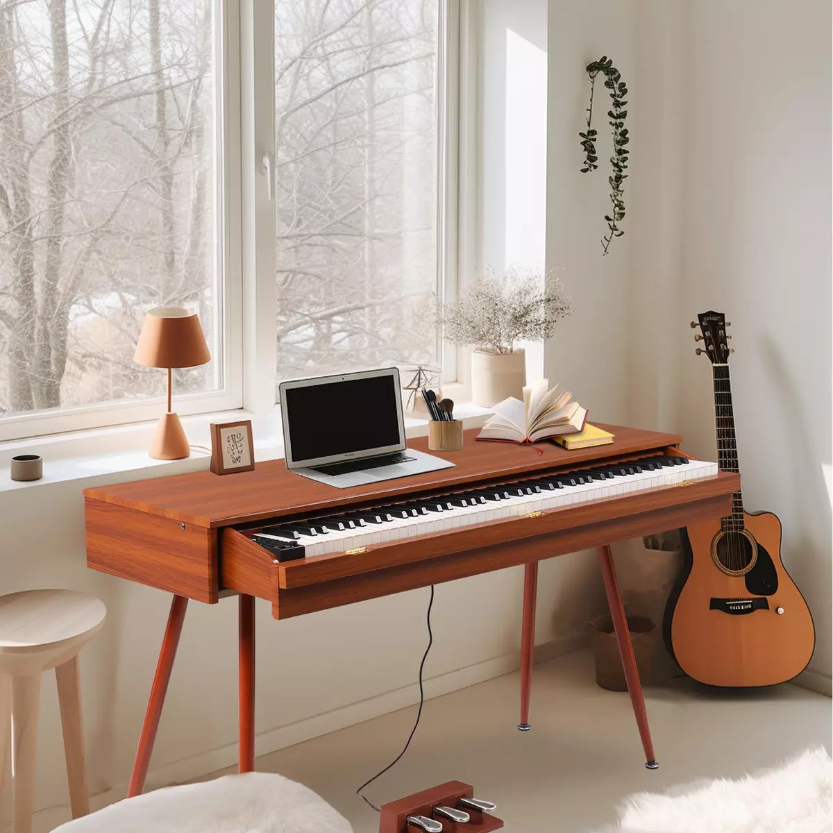 88 key shop piano desk