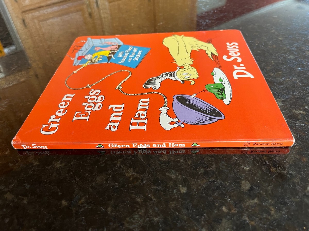 Green Eggs and Ham Fabulous Flaps Peel-off Stickers Dr Seuss