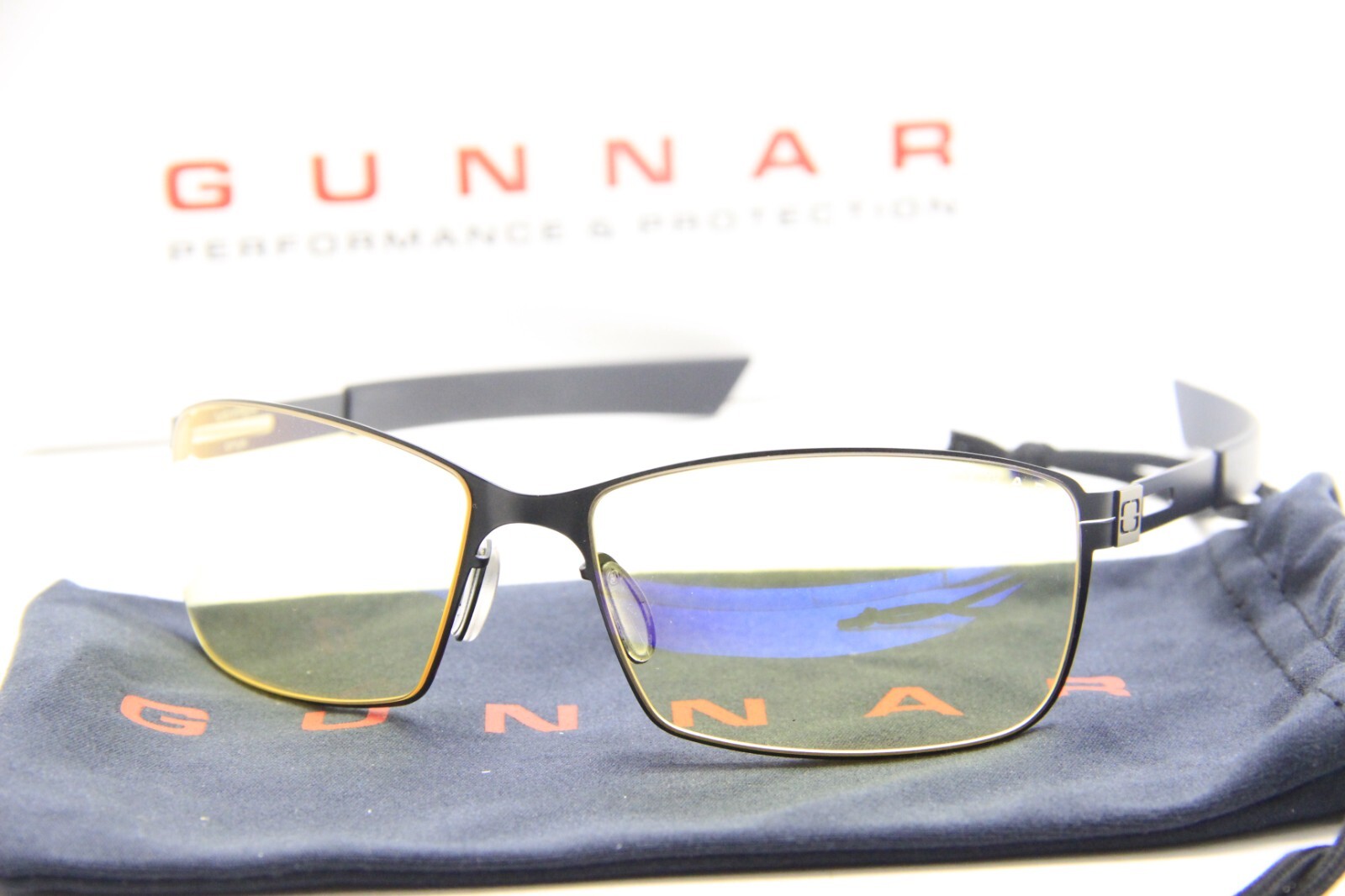 NEW GUNNAR VAYPER ONYX AUTHENTIC SUNGLASSES W/CASE 58-15