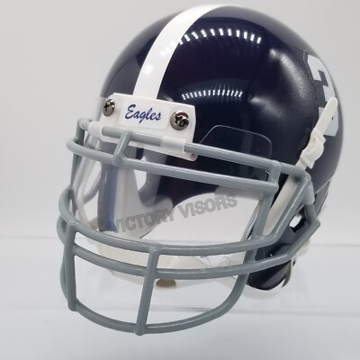 Chrome Mirror Mini Football Helmet Visors (*Flat Style*) FLEXIBLE & DURABLE