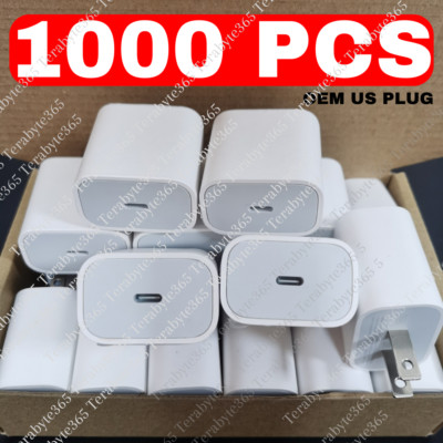1000 PCS Lot USB-C New Upgrade 20W Wall Charger Adapter For iPhone 15 14 Samsung