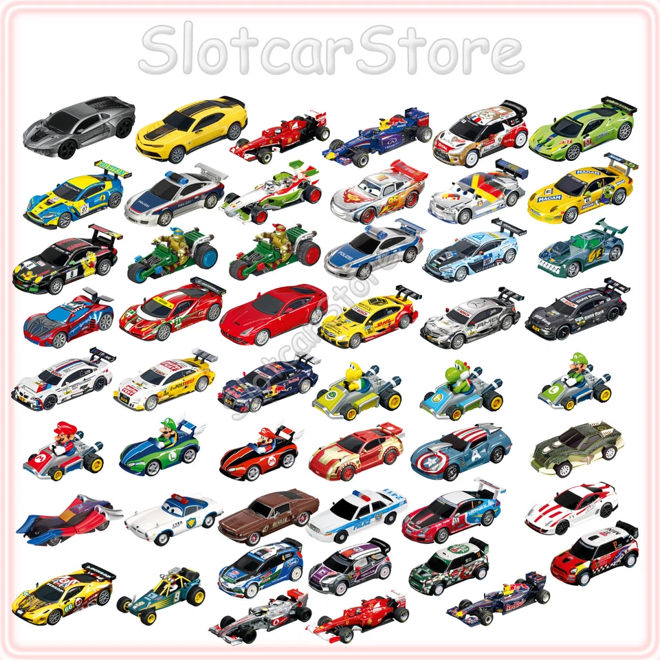Carrera GO Auto Auswahl Sortiment 2013 2014 2015 1:43 Slotcar analog