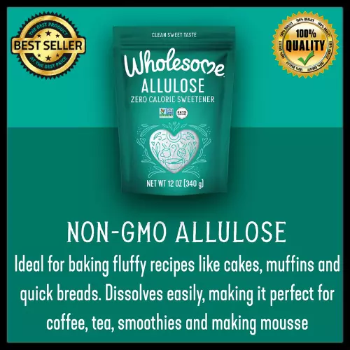 Allulose Zero Calorie Granulated Sweetener No Glycemic Impact Gluten Au Free - Picture 2 of 2