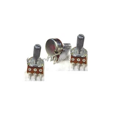 5 pcs 10K ohm Linear Taper Rotary Potentiometer Panel pot B10K New