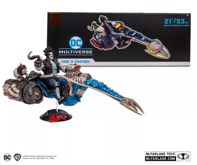 McFarlane Toys DC Multiverse Gold Label Lobo with Spacehog in Stock New