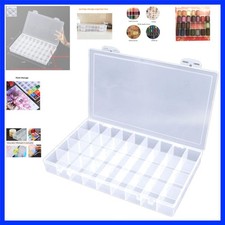 1PCS 36 Grids Large Plastic Organizer Box with Dividers, Compartment Organize...