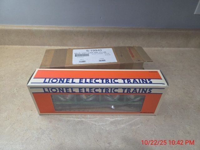 Lionel O Gauge 1996 Inside Track Vat Car Railroader Club #6-19940 NIB