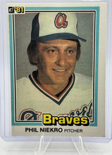 Phil Niekro 1981 Donruss Baseball - Card# 328