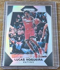 LUCAS NOGUEIRA 17-18 Panini Prizm #39 SILVER PRIZM PARALLEL ! RAPTORS !