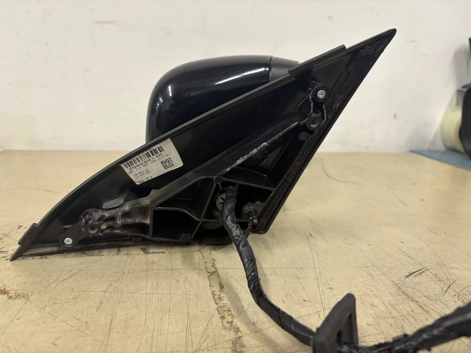 Espejo retrovisor de puerta lateral derecho Volvo 452 negro OEM con calor/memoria/luz para XC60 10-13 Foto 4 de 4