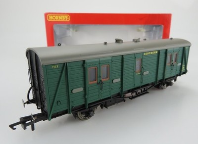 Spur O Hornby R4340A SR Maunsell Passenger Brake Van C 763 Coach NEM