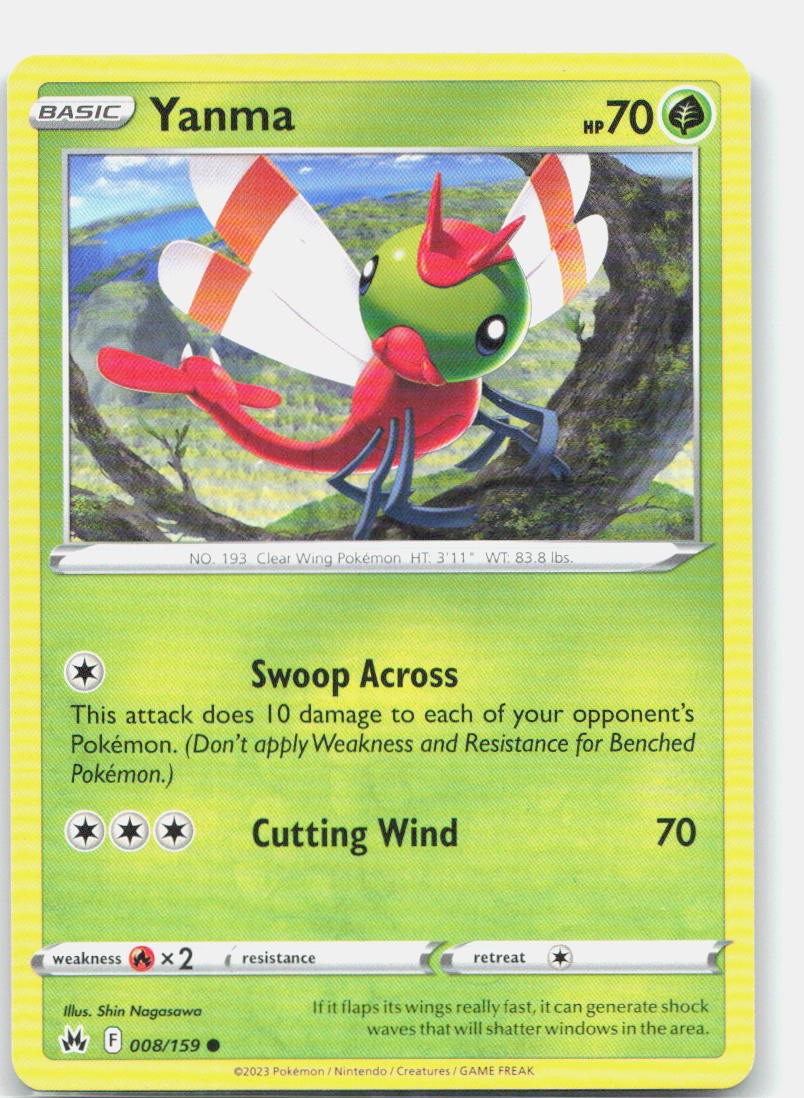 Pokemon TCG Yanma 2/236 SM - Unified Minds NM