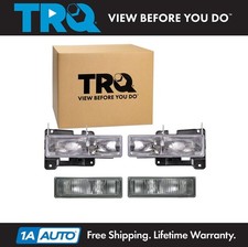 Trq Lighting Kit Driver Passenger Side Fits 90-93 Chevrolet Gmc