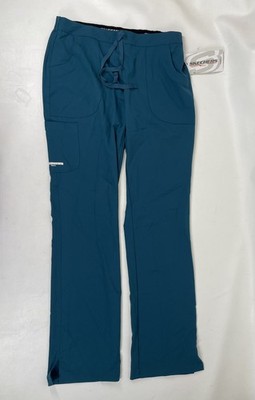 Skechers Barco Scrubs 3PKT Reliance Cargo Drawstring Pants Womens MT Bahama NWT