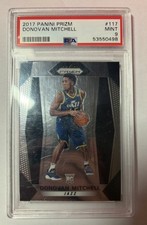 2017 Panini Prizm Donovan Mitchell Rookie Card MINT 9 #117 . rookie card picture