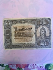 Hungary 1000 Korona 1.1.1920 Series B 10 Circulated Banknote CCA