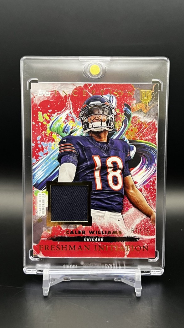 Caleb Williams Topps Inception Freshman Initiation Relics #FI22 Red