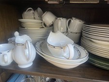 Royal Doulton Geometrix Dinner Plates Set of 6, 6 Tea Plates, 6 Pasta/soup Bowl