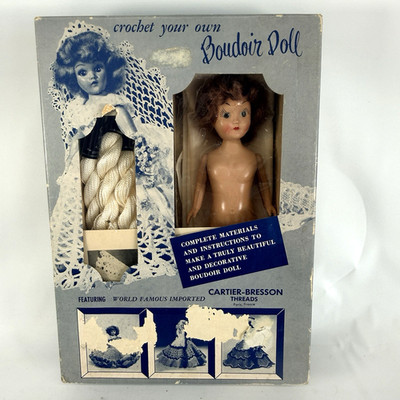 Crochet Your Own Boudoir Doll Here Comes Bride Kit Cartier Bresson Threads Paris