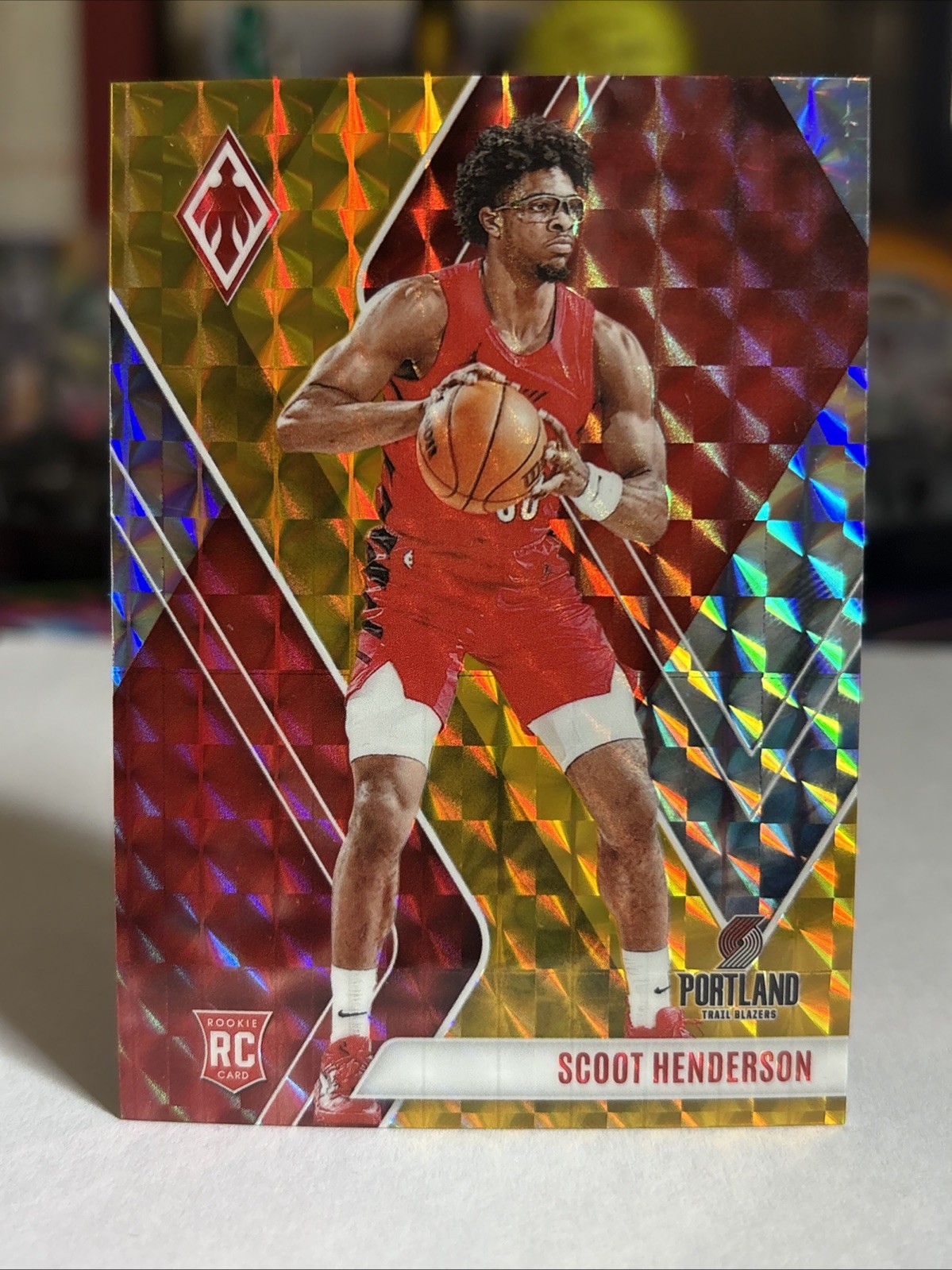 2023-24 Panini Phoenix - Rookies Scoot Henderson #298 Gold /10 (RC)