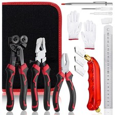 Glass Cutters Tools 13PCS Glass Nippers Glass Running Pliers Breaking Pliers ...