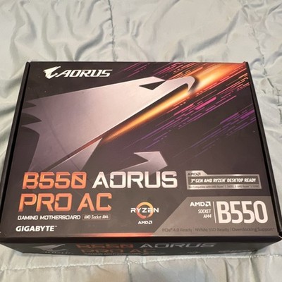 GIGABYTE B550 AORUS PRO AC ATX Gaming Motherboard AMD AM4 DDR4 2.5GbE WiFi