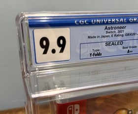 ASTRONEER (2021) Nintendo Switch Game, CGC Graded 9.9, Seal Grade A++