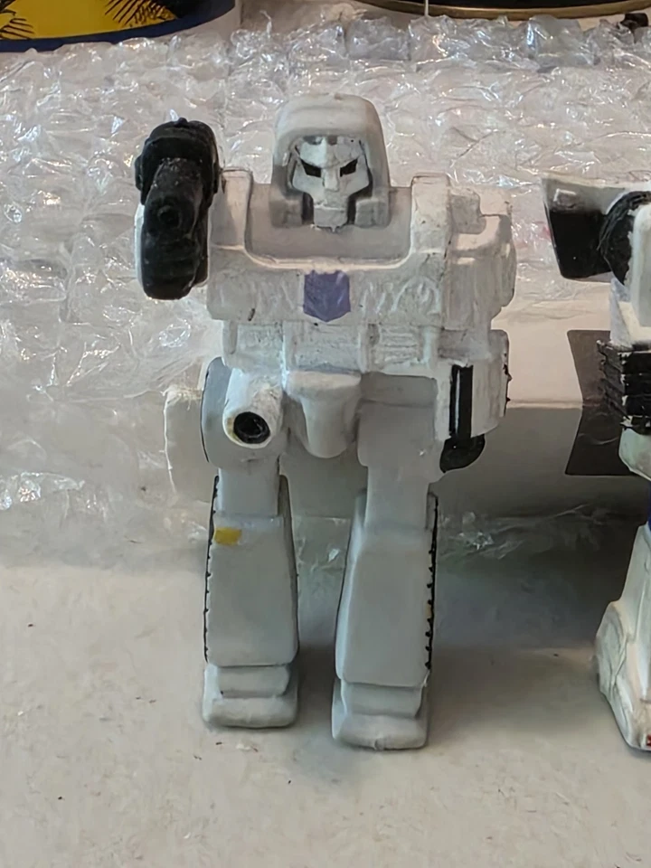 1985 Hasbro Transformers Erasers 4 Piece Jazz Optimus Soundwave Megatron Rubber - Image 4 of 4