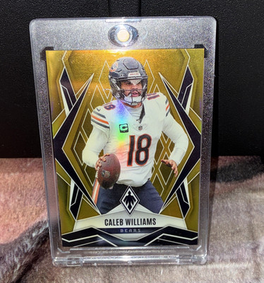 Panini Phoenix 2025 Caleb Williams True Gold Chicago Bears 1/10 First On Print