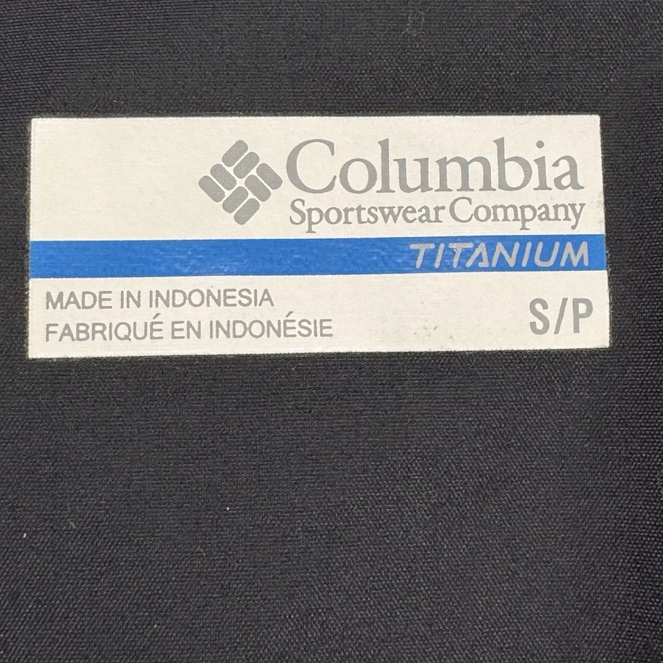 Chaqueta Columbia OutDry S Negra Nylon L/S Titanio Cremallera Completa Con Capucha Costuras Adhesionadas Foto 4 de 4