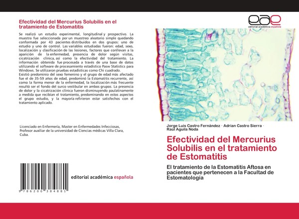 Jorge Luis Castro FernáNdez (U. A.) | Efectividad Del Mercurius Solubilis En...-image