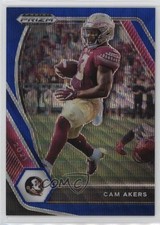 2021 Panini Prizm Draft Picks Blue Wave Prizm 162/249 Cam Akers #77 0q3