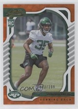 2022 Panini Absolute Rookies Orange Mosaic 43/199 Zonovan Knight #200 5u3