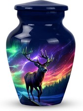 Deer Urn for Adult Male - Memorial Urn for Ashes for Women  Men - Deer Mini Kee