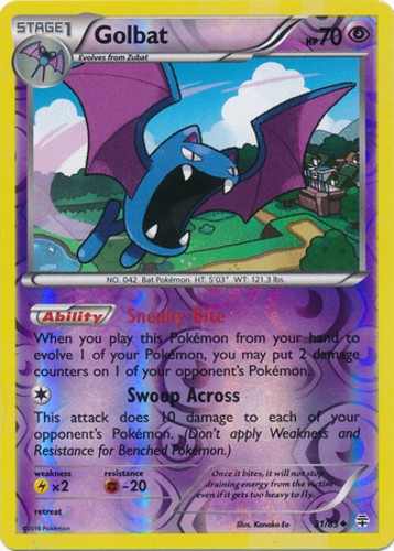 Pokemon - Golbat - 31/83 - Uncommon - Reverse Holo - Generations - NM