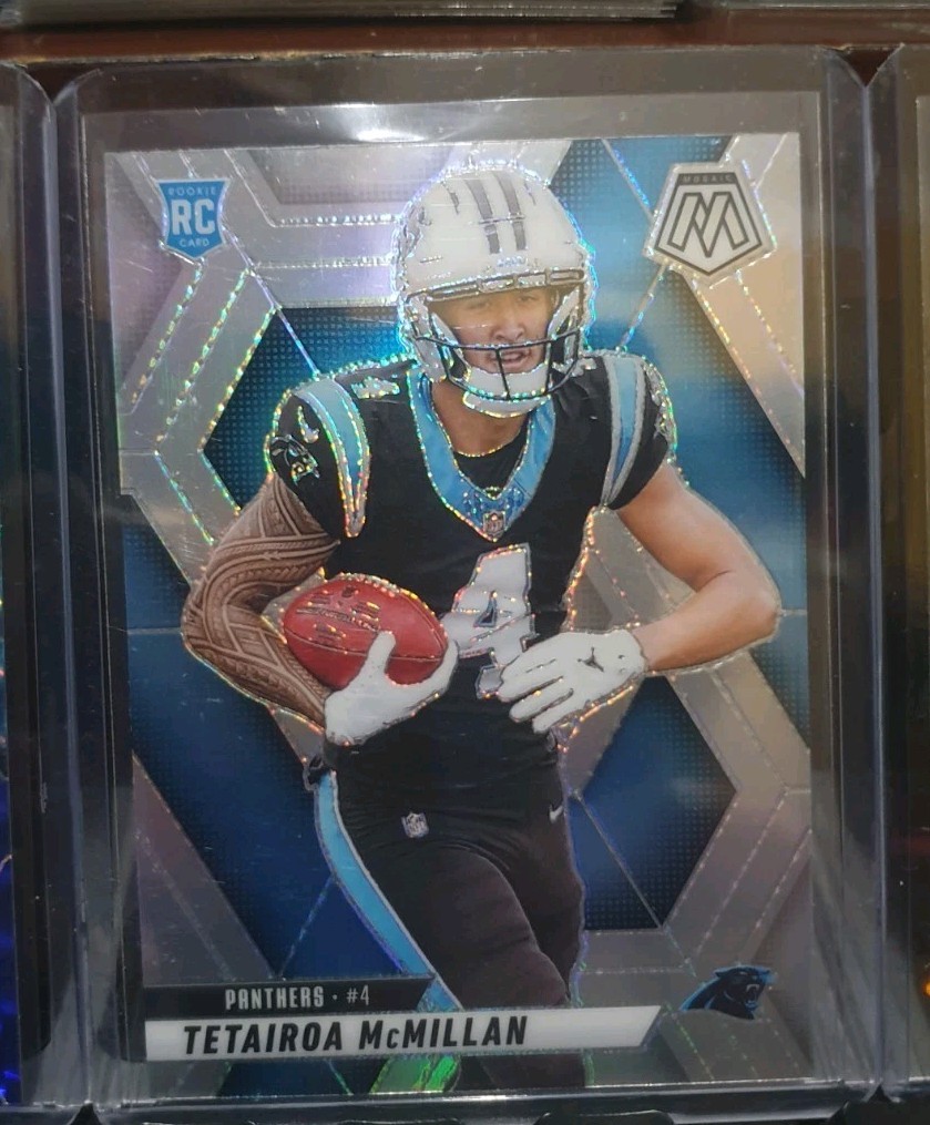 2025 Panini Mosaic Rookie Tetairoa McMillan Silver  Prizm (RC) #309 Panthers