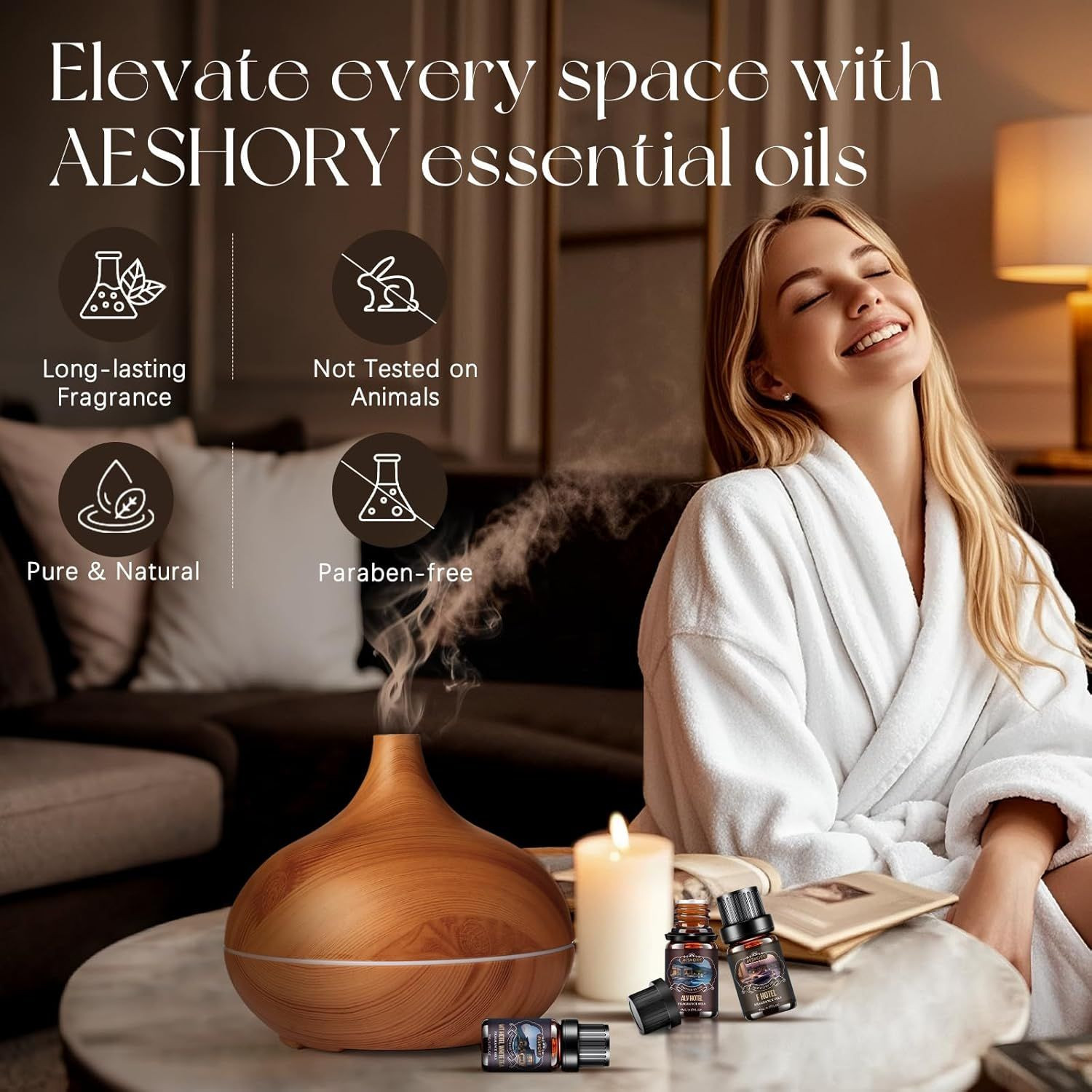 Hotel Diffuser Oils Set - 14Pcs Luxury Fragrance Oil Blend Scent... 