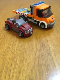 LEGO CITY 60017 FLATBED TRUCK 100% Complete w/correct mini figs & accessories