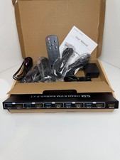 5 Port HDMI KVM Switch 4K@60Hz USB 3.0 Hub 5 ...