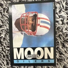 1985 Topps Warren Moon Houston Oilers #251 NFL Rookie Card