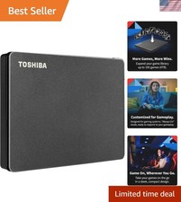 Canvio Gaming 2TB Portable External Hard Drive USB 3.0, Black for PlayStation...