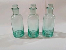 3 Empty Glass Bottles Italian Eco Design Premium Spirit Condiment Jar 25cl 250ml