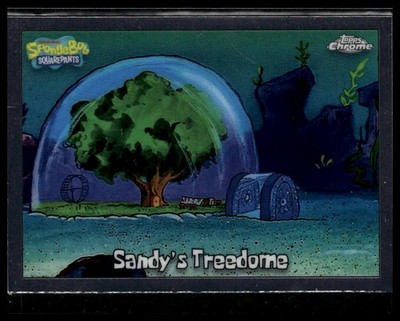 2025 Topps Chrome SpongeBob SquarePants #128 Sandy's Treedome