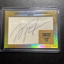 🏀2015 Leaf Executive Collection Michael Jordan  Cut Signature Bulls  Auto 1/1📈